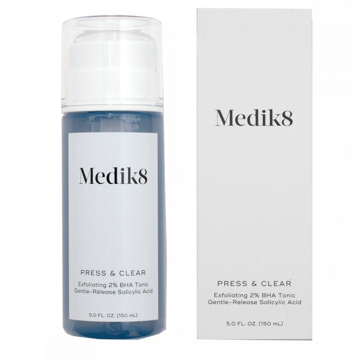 Medik8 Press & Clear - Відлущуючий ВНА-тонік з 2% інкапсульованою саліциловою кислотою