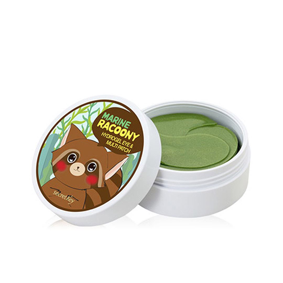 Гідрогелеві патчі Secret Key Marine Racoony Hydrogel Eye & Multi Patch, 60 шт