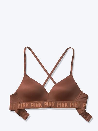 БЮСТГАЛЬТЕР WEAR EVERYWHERE БЕЗ КІСТОЧКІВ VICTORIA'S SECRET коричневий