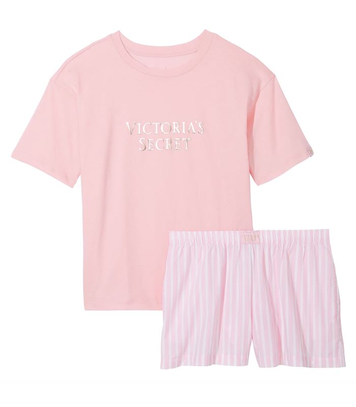 Піжама з шортиками Victoria's Secret із серії Cotton Short - Pretty Blossom Stripes