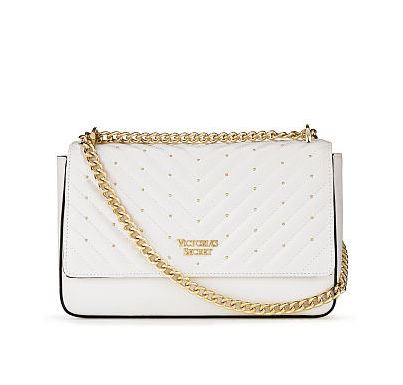Сумка біла Victoria's Secret Small Bond Street Shoulder Bag