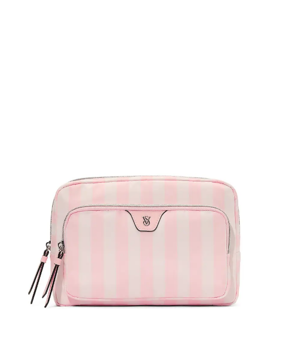 Косметичка Travel Makeup Pouch Heritage Stripe Victoria's Secret