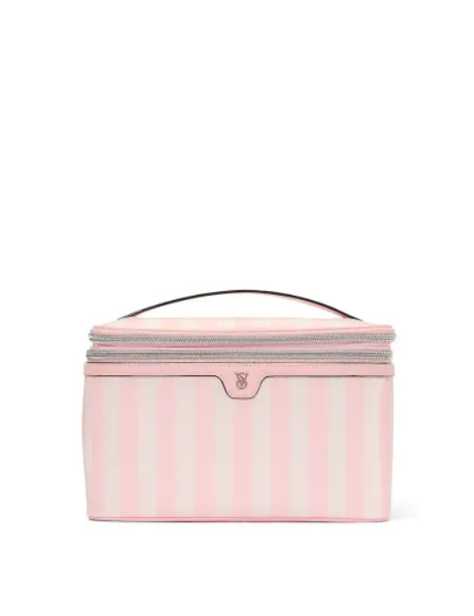 Б'юті кейс - косметичка Express Train Case Iconic Stripe Victoria’s Secret