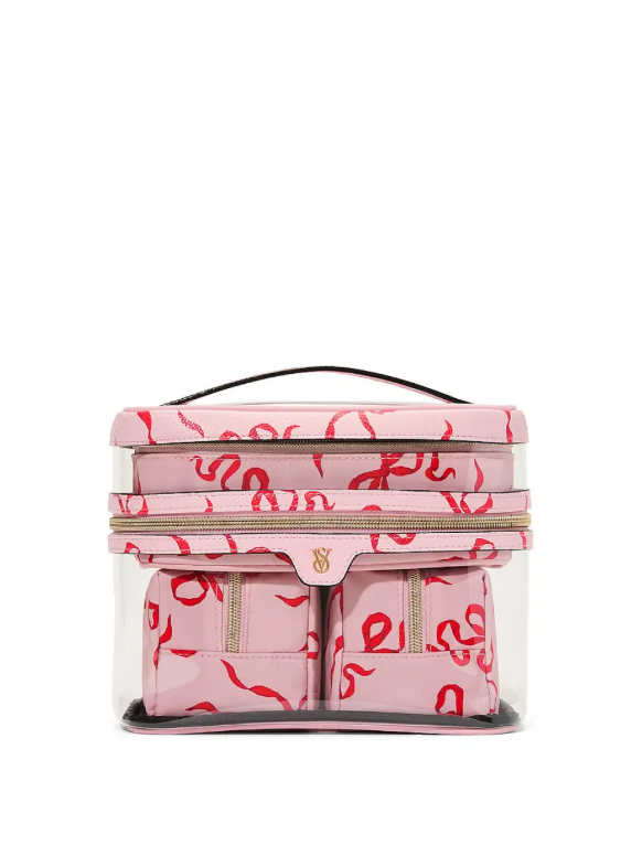 Косметичка 4-Piece Makeup Bag Rose Bows  Victoria’s Secret