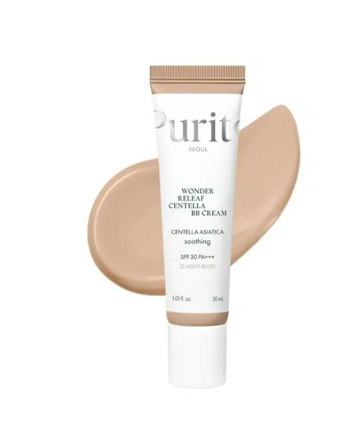 ВВ крем з екстрактом центелли Wonder Releaf Centella BB Cream (№21 Light Beige) від Purito Seoul