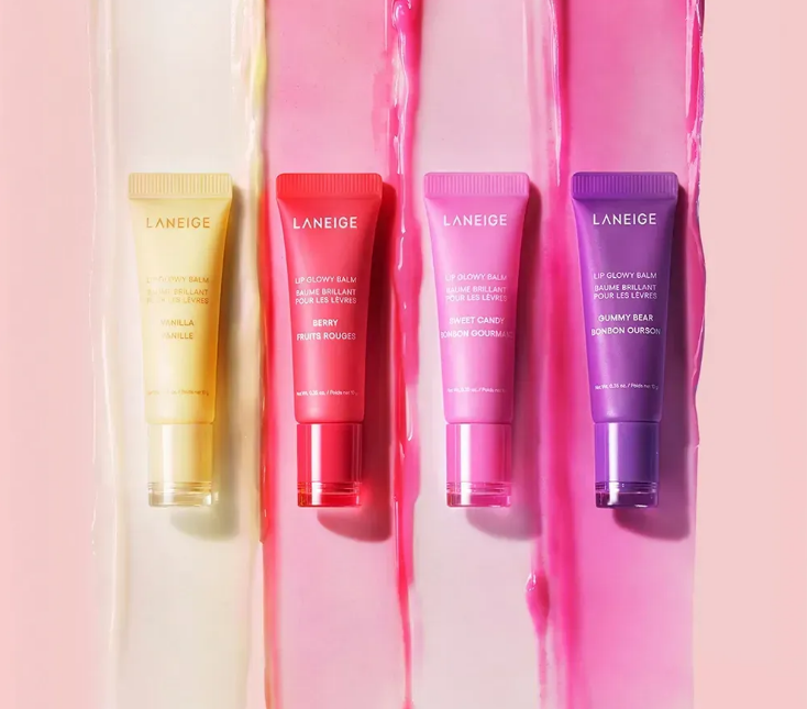 Набір блисків для губ Laneige Mini Lip Glowy Balm Set 4