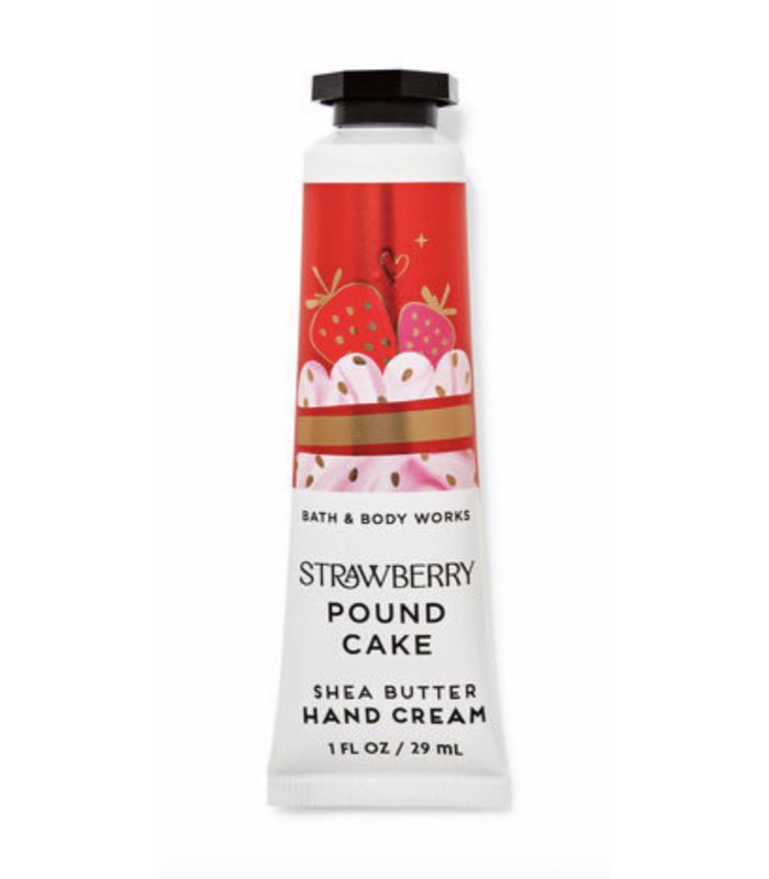 Крем для рук Bath and Body Works - STRAWBERRY POUND CAKE Shea Butter Hand Cream