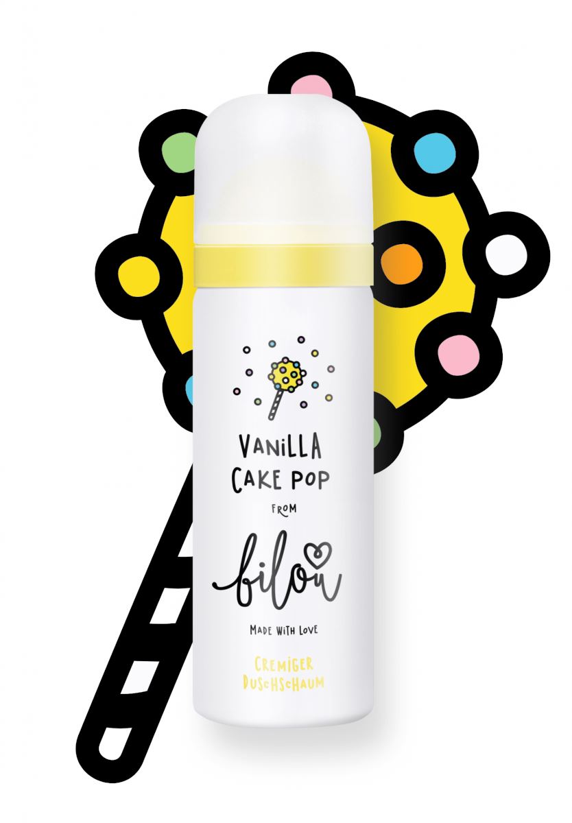 ПІНКА ДЛЯ ДУШУ VANILLA CAKE POP MINI ОТ BILOU