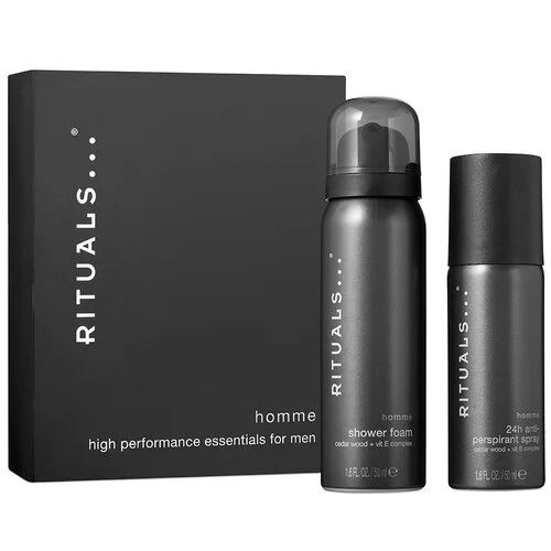 Чоловічий набір Rituals - Піна для душу та антиперспірант Rituals Homme High Performance Essentials For Men