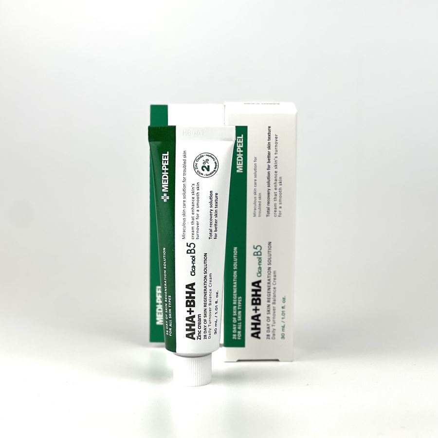 Крем з кислотним комплексом і цинком Medi-Peel AHA BHA Zinc Cica-Nol B5 Cream