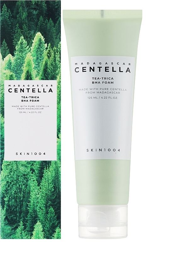 Пінка для вмивання SKIN1004 Madagascar Centella Tea-Trica BHA Foam