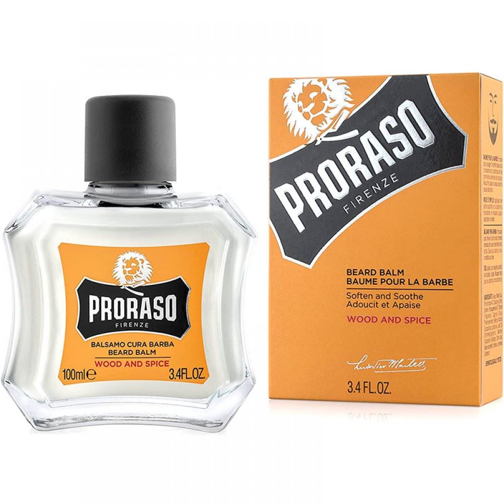 БАЛЬЗАМ ДЛЯ БОРОДИ PRORASO WOOD & SPICE BEARD BALM 100 МЛ