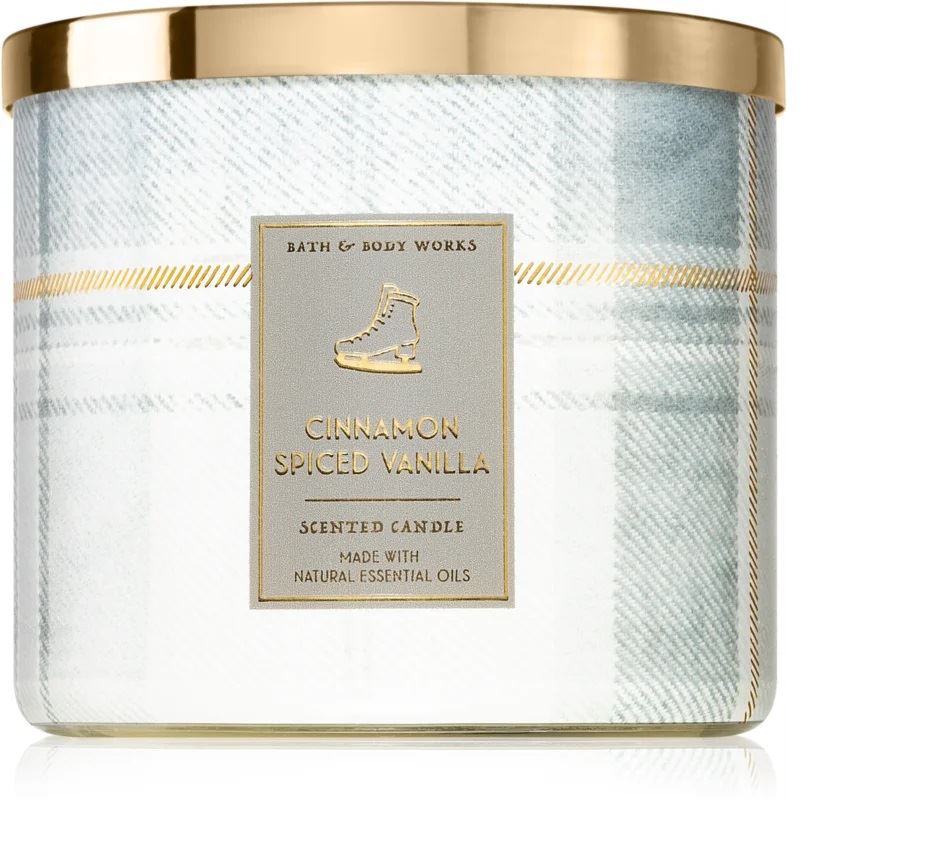 Ароматизована свічка BATH & BODY WORKS - Cinnamon Spiced Vanilla