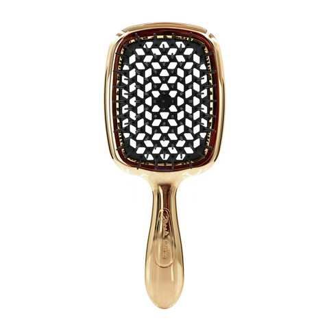 Janeke Superbrush гребінець для волосся, Limited золота з чорним