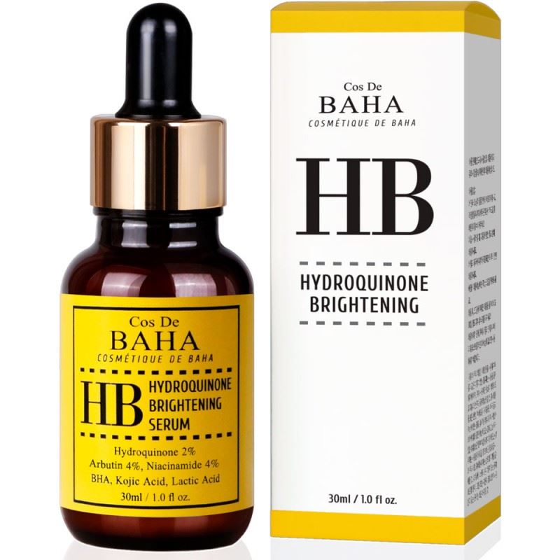 Cos De BAHA Hydroquinone Brightening Serum Інтенсивна сироватка проти пігментації з гідрохіноном 2%, 30 мл