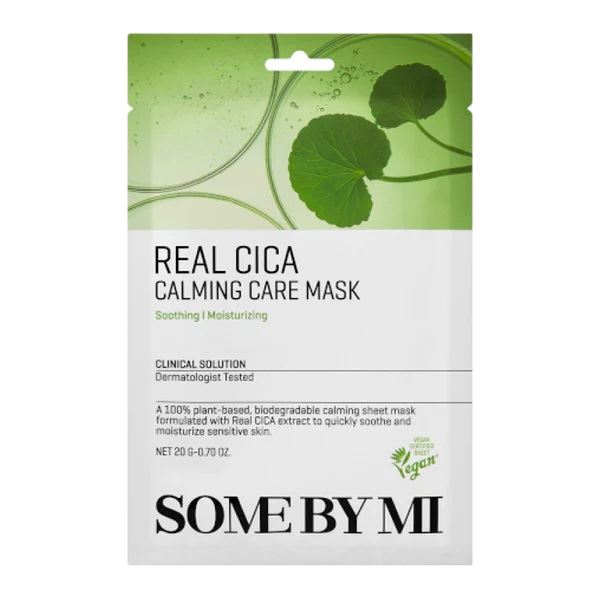 Some By Mi Clinical Solution Cica Calming Care Mask - Заспокійлива маска для чутливої ​​шкіри