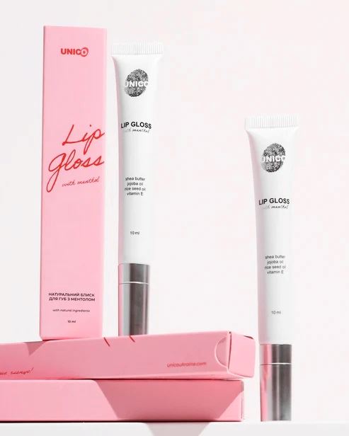UNICO LIP GLOSS with menthol CRUSH - Блиск для губ з ментолом