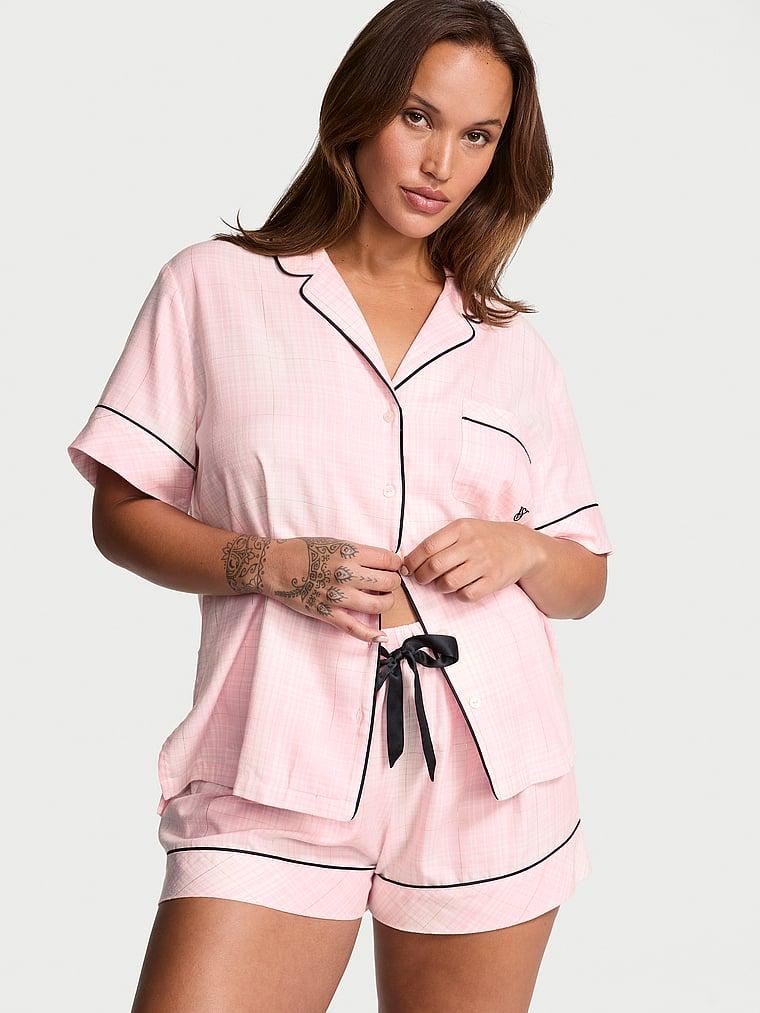 Фланелева піжама Victoria's Secret Short Pajama Set