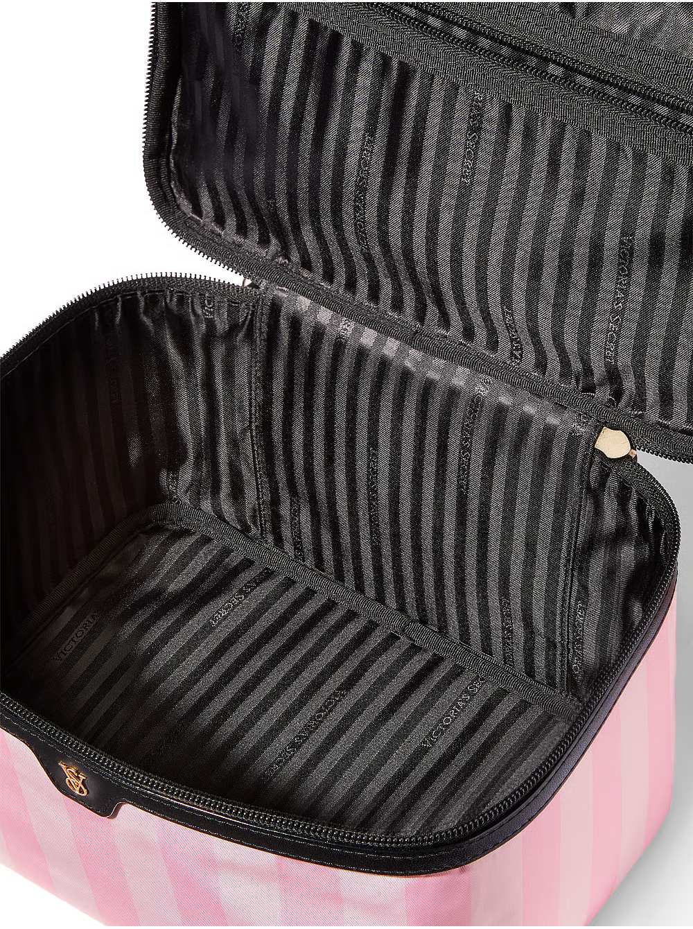 Б'юті кейс - косметичка Express Train Case Iconic Stripe Victoria’s Secret