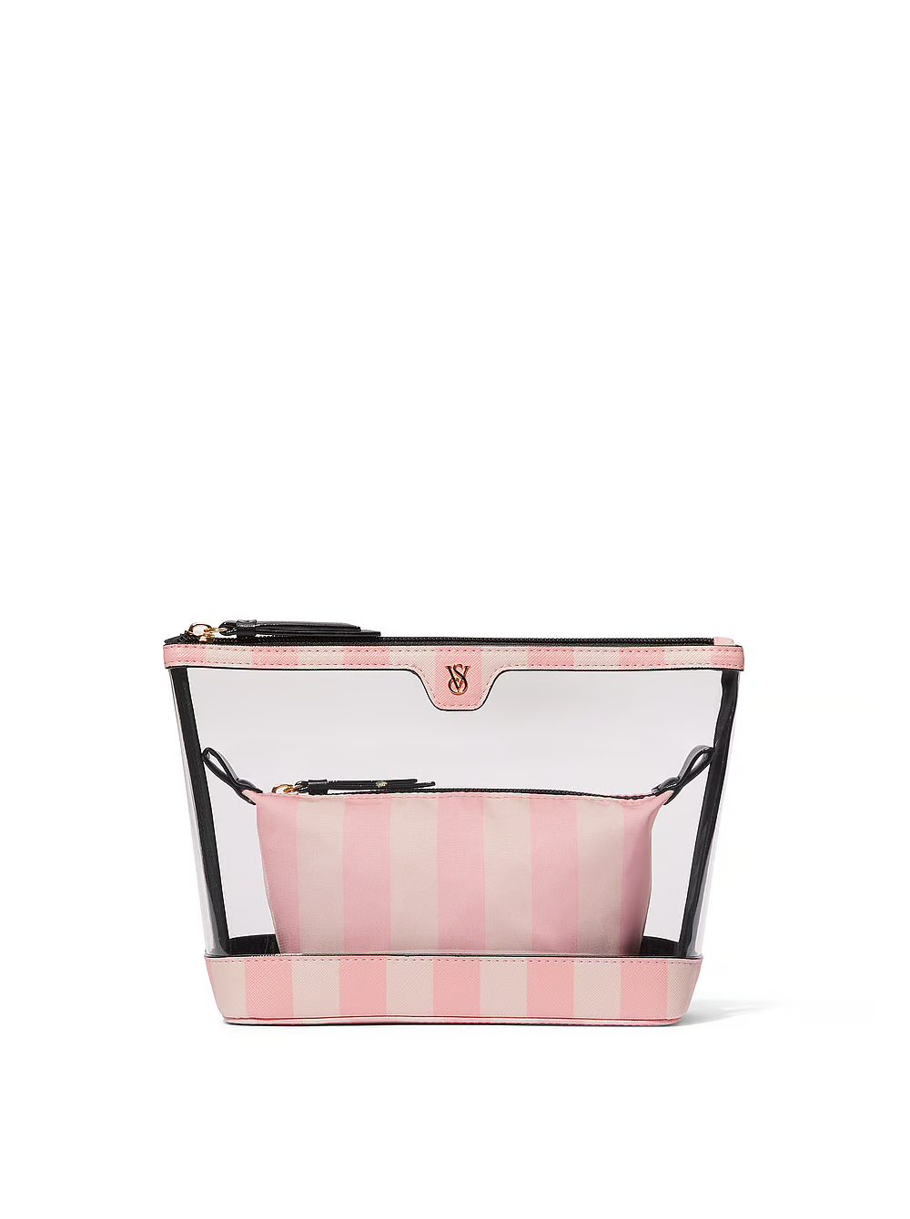 Косметичка 2-Piece Makeup Bag Iconic Stripe Victoria's Secret