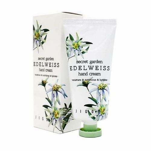 Крем для рук з екстрактом едельвейса Jigott Secret Garden Edelweiss Hand Cream