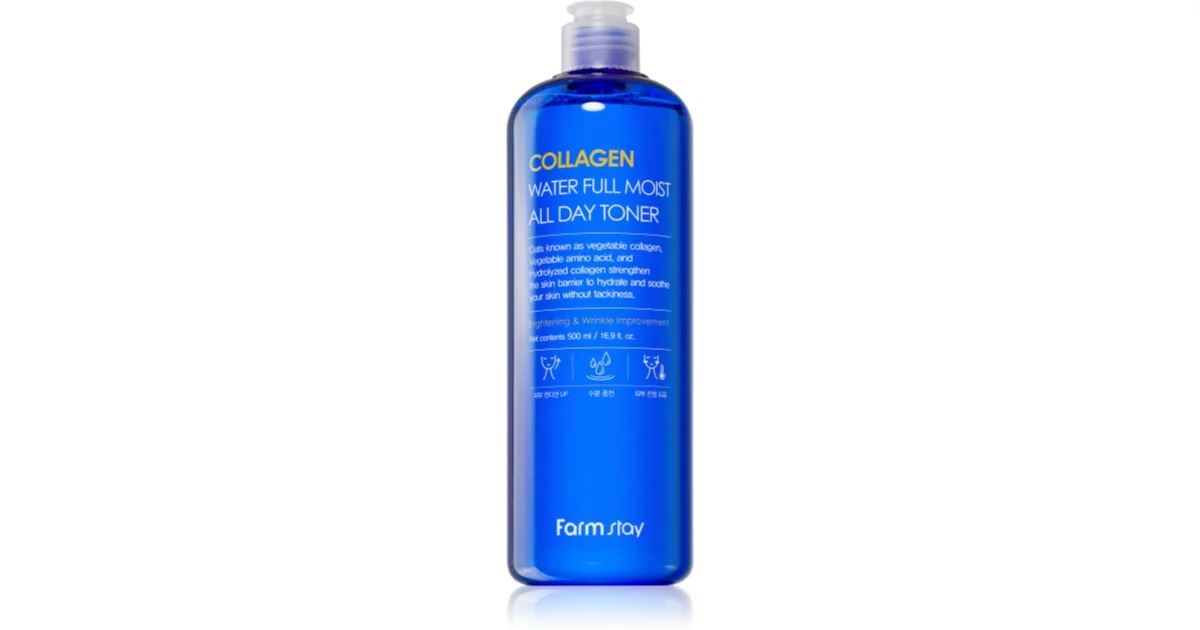 Зволожуючий тонер для обличчя з колагеном FarmStay Collagen Water Full Moist Toner