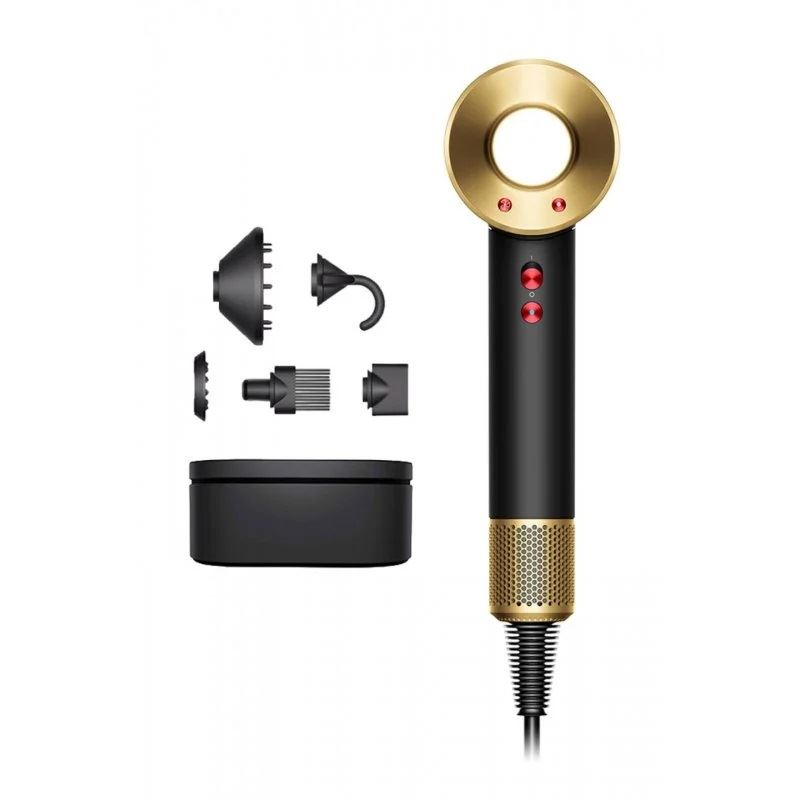 Фен Dyson HD07 Supersonic Special Gift Edition Onyx/Gold (534017-01)