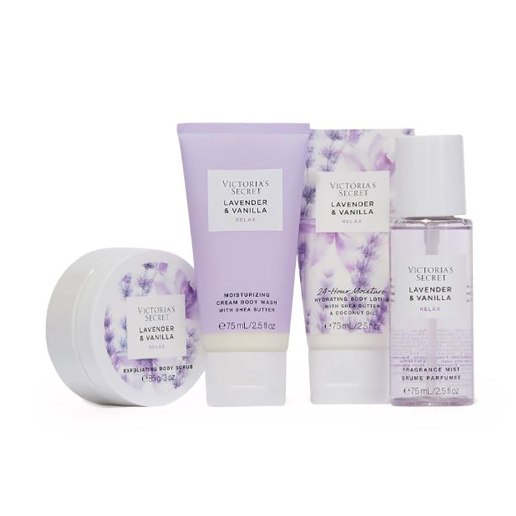 НАБІР VICTORIA'S SECRET - Lavender Vanilla, NATURAL THE BALANCE STARTER KIT