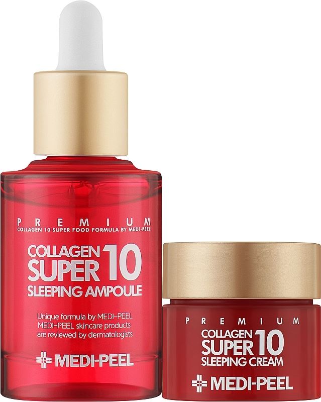 Набір для нічного догляду Medi-Peel Collagen Super 10 Sleeping Care Set (f/serum/10g + f/cr/30ml)