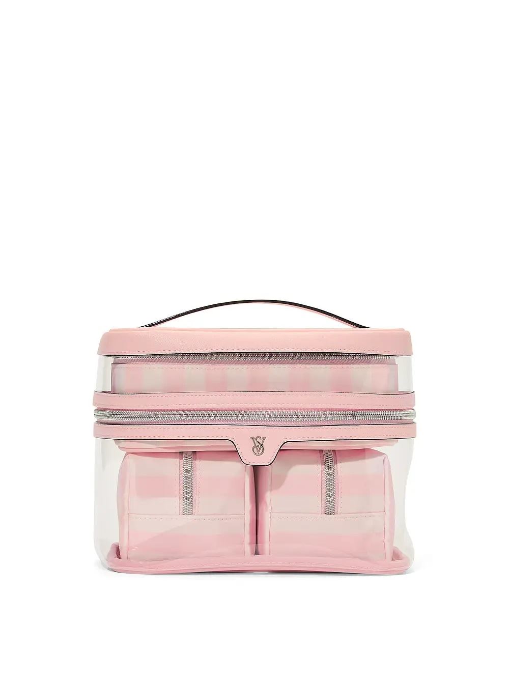 4 в 1 набір косметичок 4-Piece Makeup Bag Heritage Stripe Victoria’s Secret