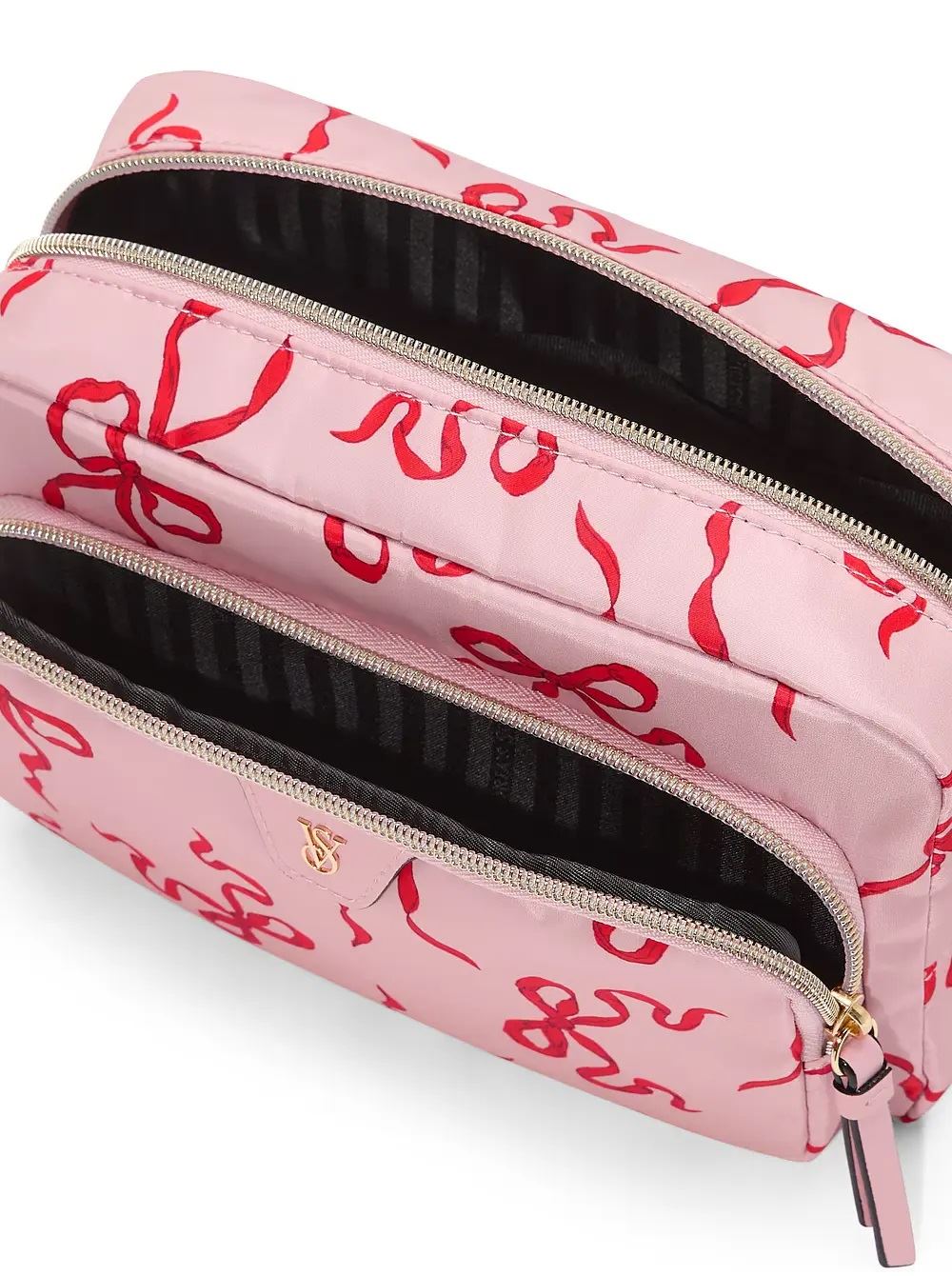 Косметичка Travel Makeup Pouch Pink and Red Bow Victoria's Secret