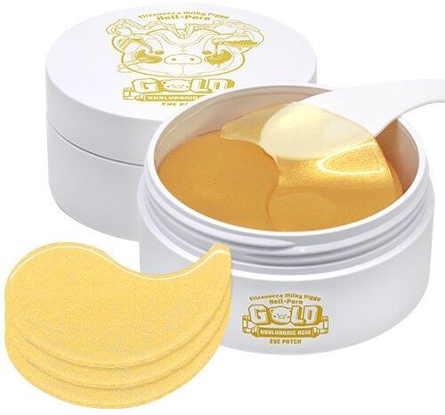 Гідрогелеві патчі з гіалуроновою кислотою антивікові Elizavecca Milky Piggy Hell Pore Gold Hyaluronic Acid Eye Patch, 60шт