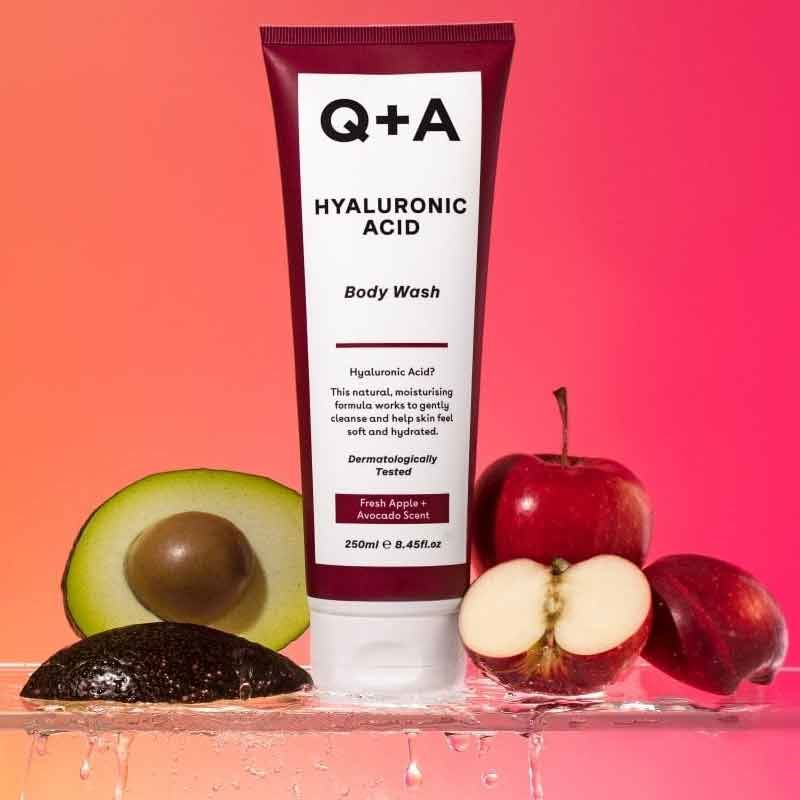 Очищаючий гель для тіла з гіалуроновою кислотою - Q+A Hyaluronic Acid Body Wash 250 мл