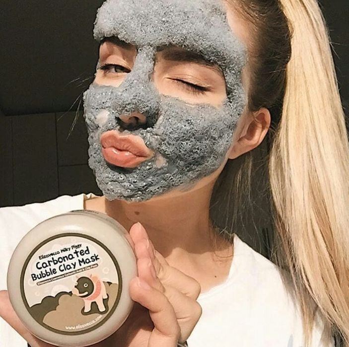 Маска для обличчя глиняно-бульбашкова Elizavecca Face Care Milky Piggy Carbonated Bubble Clay Mask, 100мл