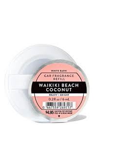 Ароматизатор для авто Bath & Body Works WAIKIKI BEACH COCONUT Scentportable Fragrance Refill