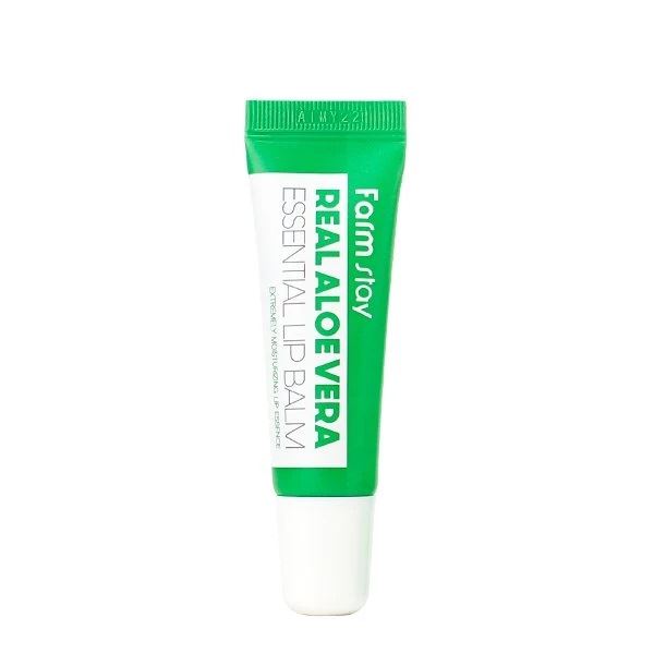 Зволожувальний бальзам з алое FarmStay Real Aloe Vera Essential Lip Balm