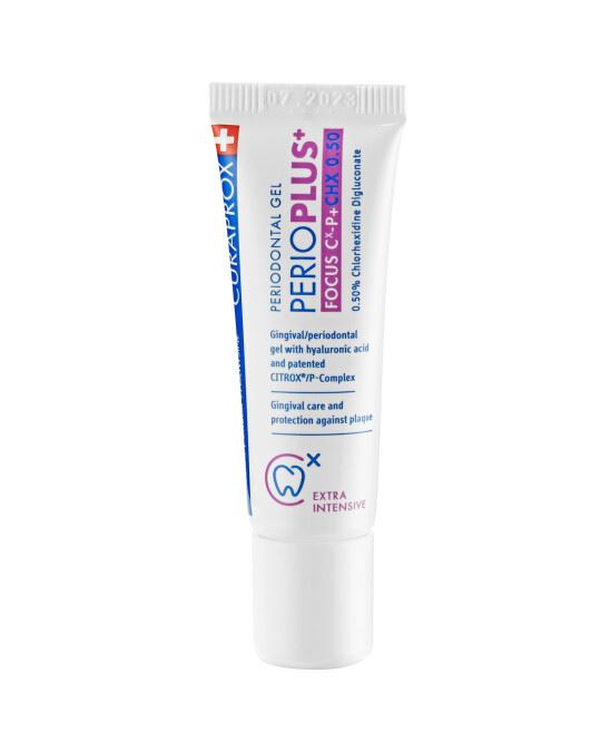Гель Curaprox PerioPlus+ Focus з хлоргексидином 0,5%, 10 мл