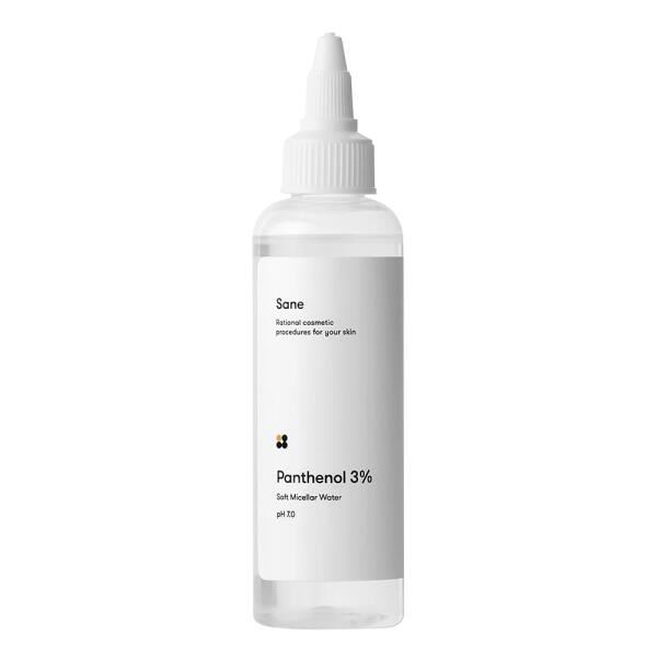 Міцелярна вода для чутливої шкіри, з пантенолом Sane Panthenol 3% Soft Micellar Water