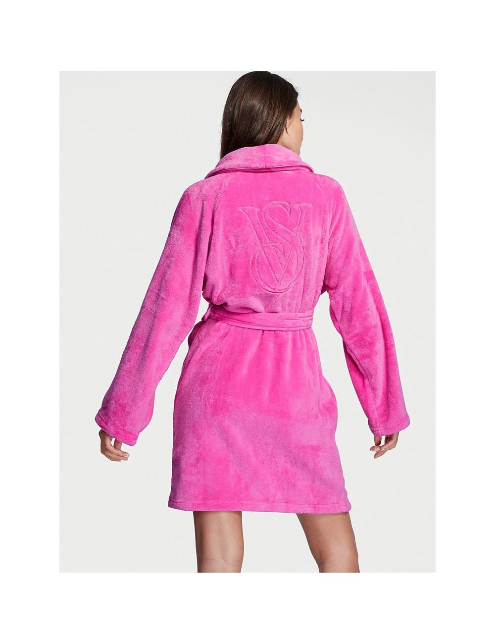ХАЛАТ ЖІНОЧИЙ ПЛЮШЕВИЙ VICTORIA'S SECRET SHORT COZY ROBE