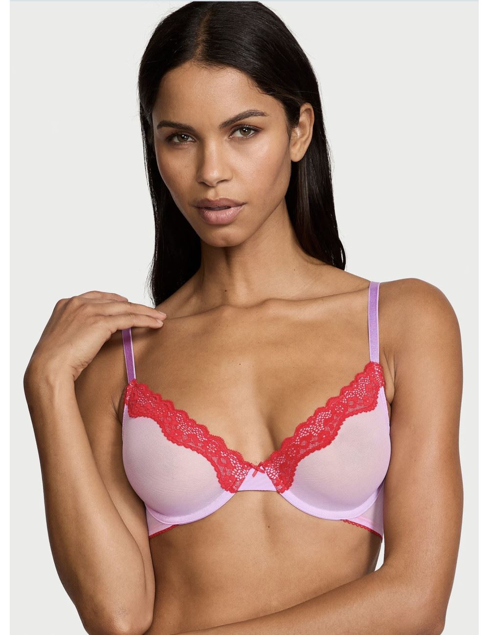 Комплект VS Tease Unlined Demi Bra + Трусики стрінги