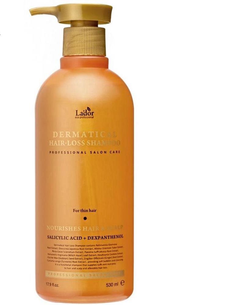 Lador Dermatical Hair Loss Shampoo For Thin Hair Шампунь проти випадіння волосся для тонкого волосся La'dor