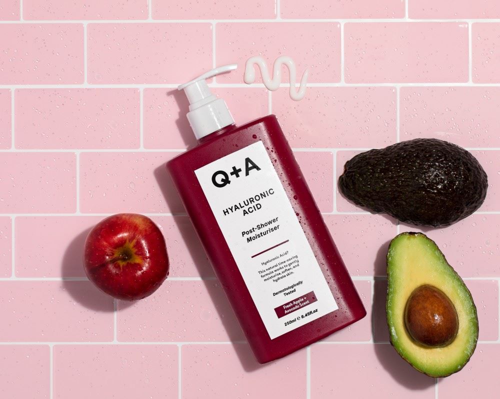 Зволожувальний крем після душу з гіалуроновою кислотою Q+A Hyaluronic Acid Post-Shower Moisturiser