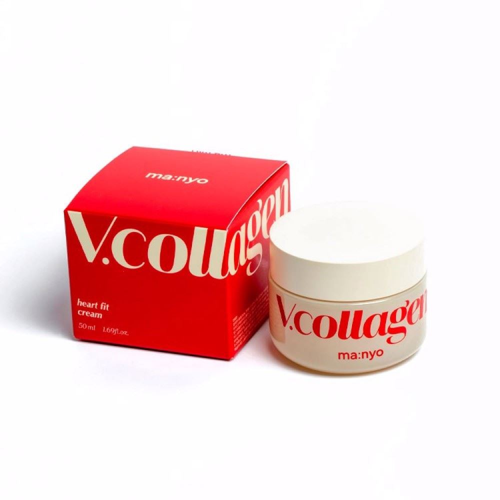 MANYO V.collagen Heart Fit Cream 50 мл - Крем антивіковий з колагеном та ліпосомами