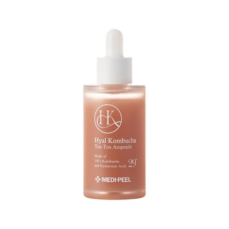 MEDI-PEEL Hyal Kombucha Tea-Tox Ampoule - Зволожуюча сироватка з комбучею для підвищення еластичності шкіри, 50 мл.