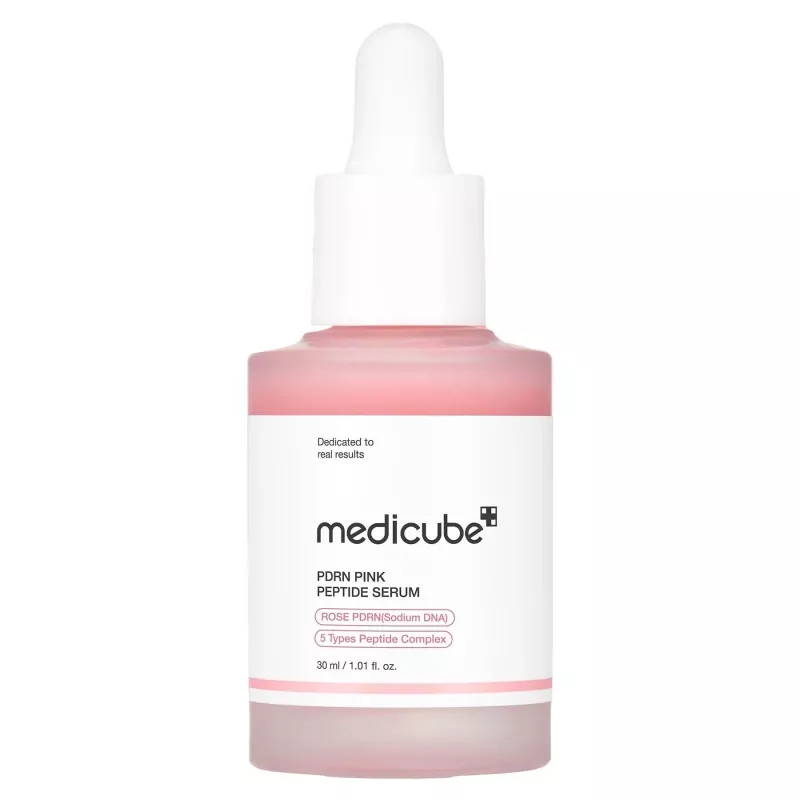 Medicube PDRN Pink Peptide Serum - Відновлювальна сироватка з полінуклеотидами та пептидами
