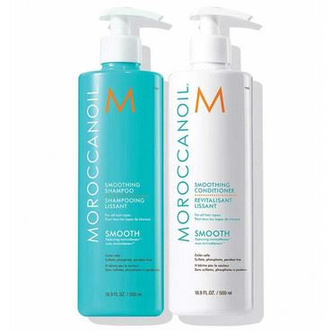 Набір зволожуючий шампунь+кондиціонер, що розгладжує MoroccanOil Smoothing Shampoo+Conditioner