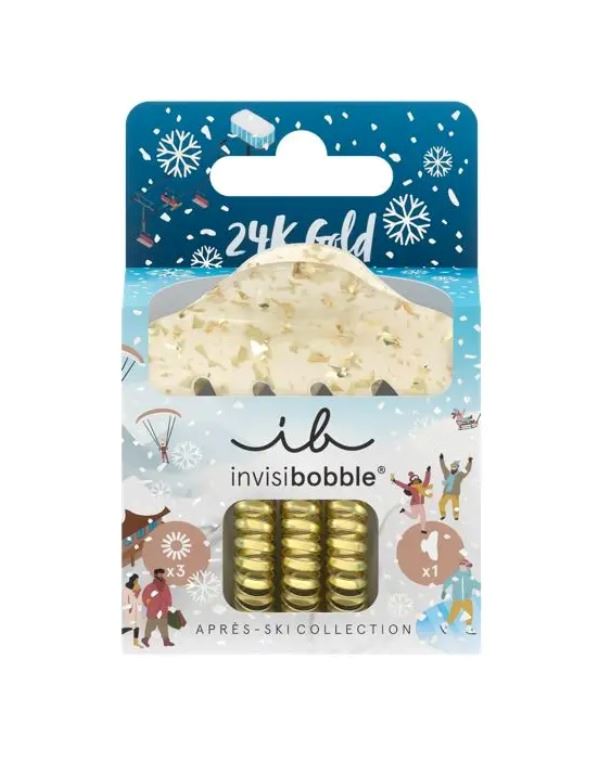 Подарунковий набір InvisiBobble Gift Set Apres Ski Golden Glamour
