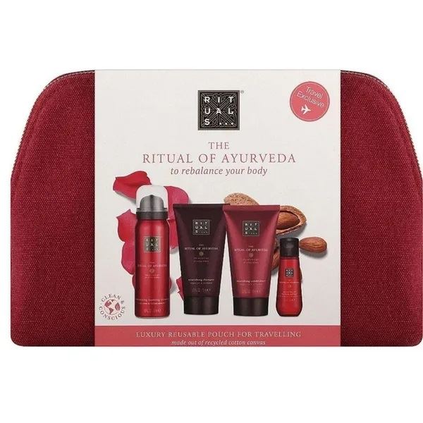 Набір дорожній із косметичкою The Ritual of Ayurveda Travel Set Rituals