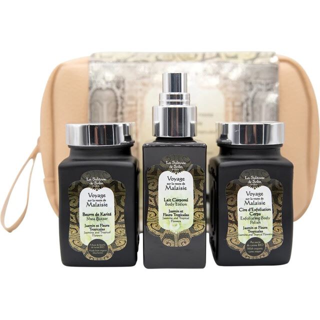 La Sultane De Saba - Набір для тіла "Подорож в Малайзію" Gift Set Champaka&Tropical Flowers