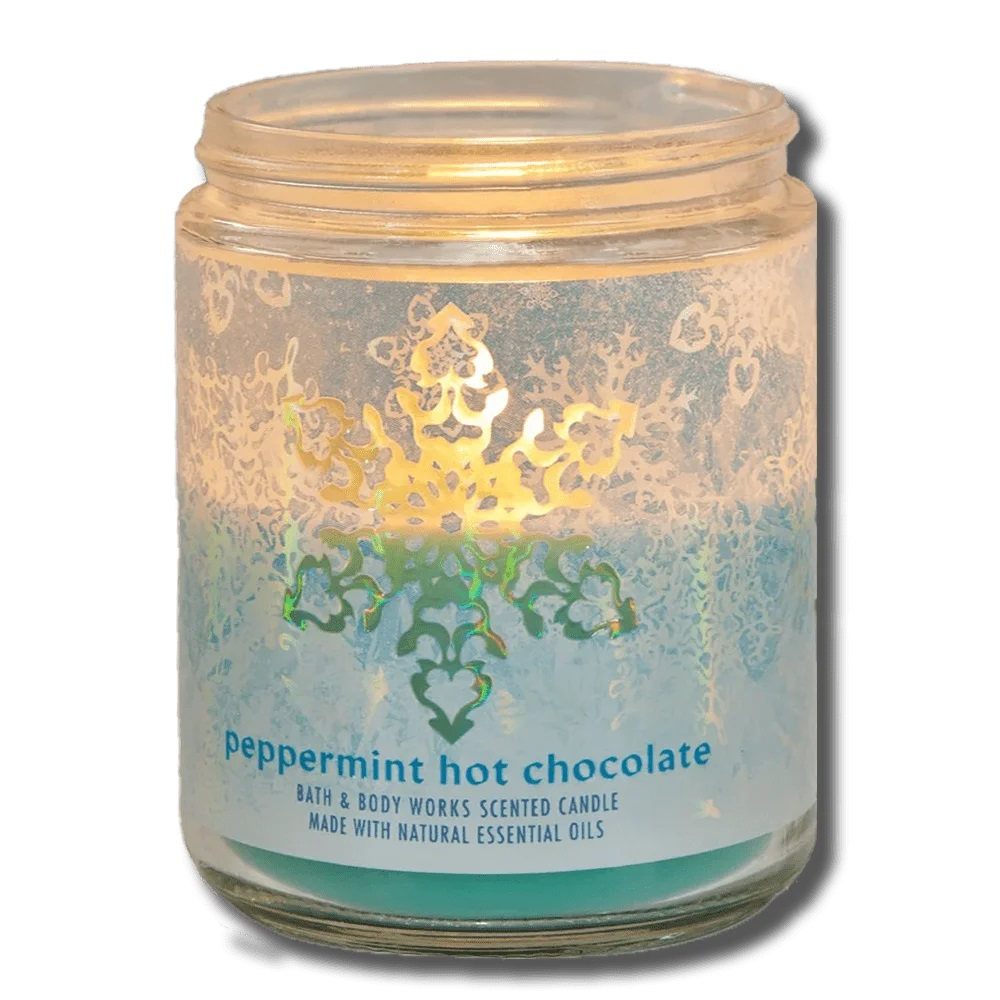 Ароматизована свічка BATH & BODY WORKS - PEPPERMINT HOT CHOCOLATE